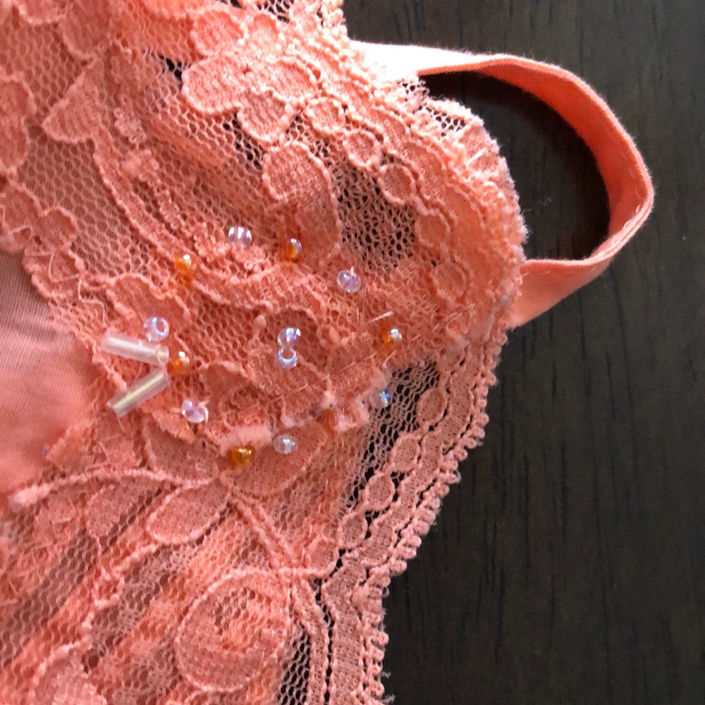 Express Coral lace camisole